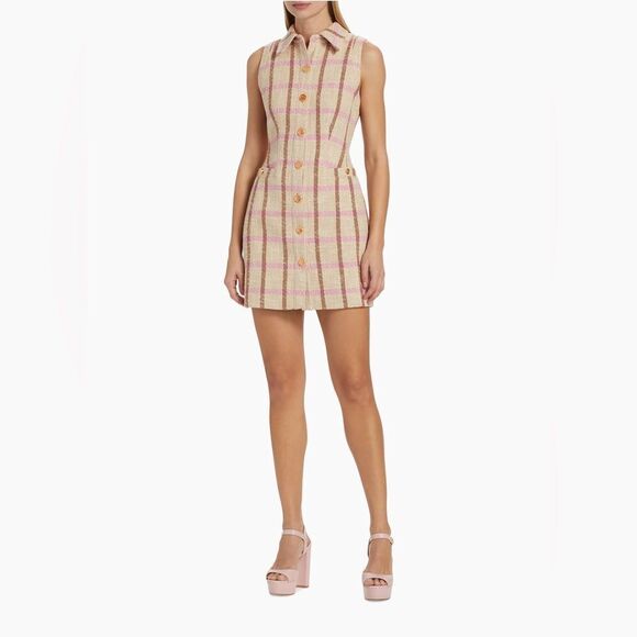 Toccin Sophia Tweed Shirtdress size 4 - Picture 5 of 15